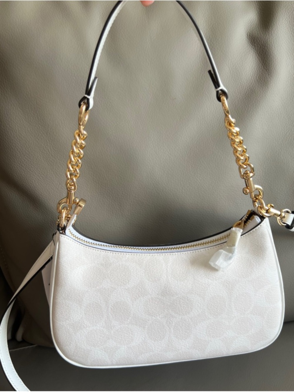 Coach Teri Shoulder Bag In Signature Canvas CA548 - Picture 3 of 11